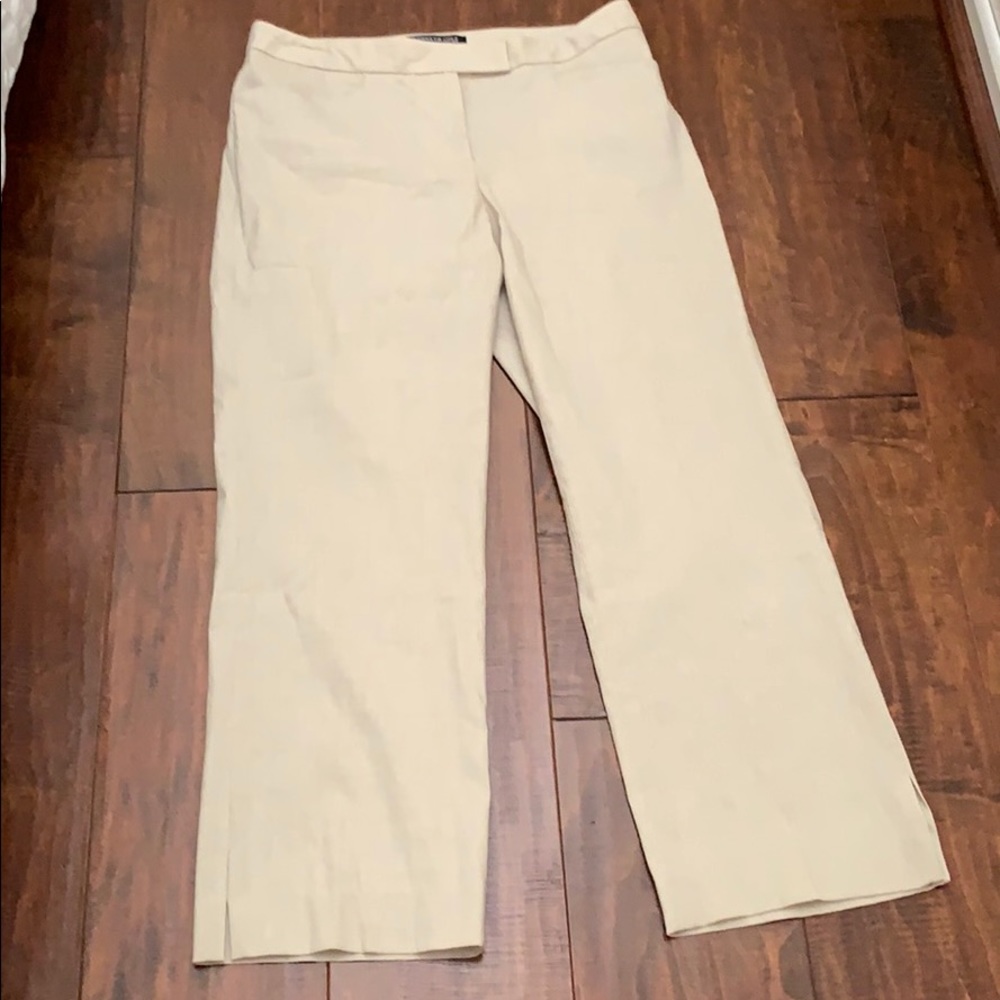 Kenneth Cole Linen Blend Capri Pants